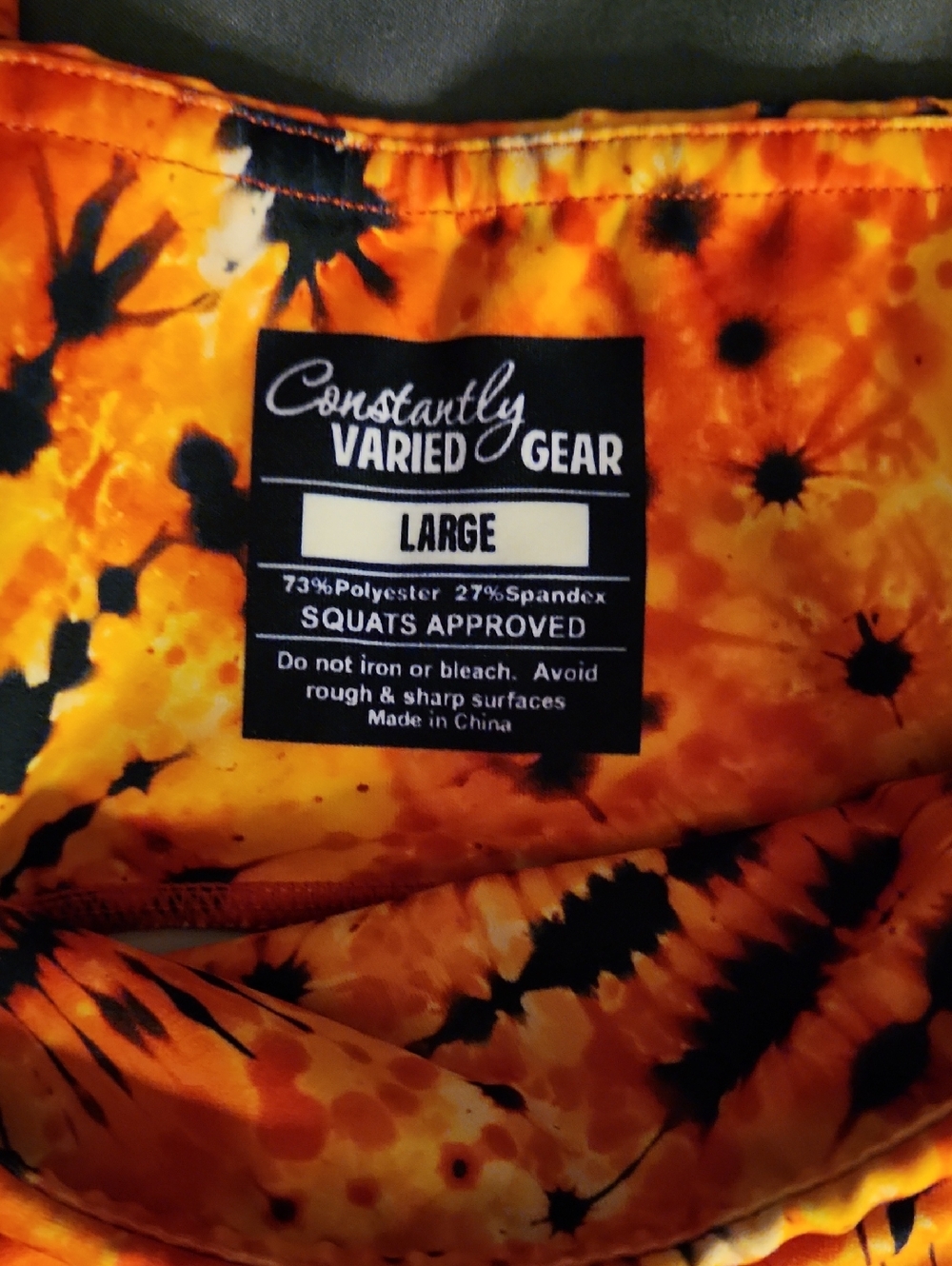 Cvg Tie Die Print Leggings - Picture 2 of 4